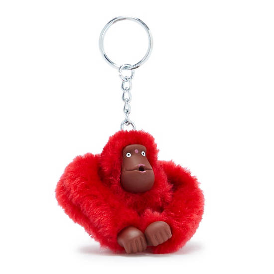 Kipling Sven Small Monkey Keychain Tillbehör Röda Rosa | SE 1199XY